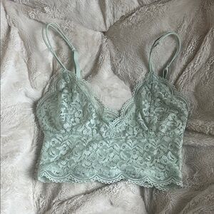 Mint Green Lace Bralette